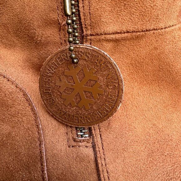 J/SLIDES $169 Tristan Tan Suede Sneaker Boots womens 8.5 NEW - Picture 5 of 13